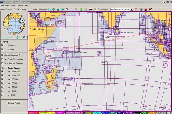 Admiralty Chart Catalogue